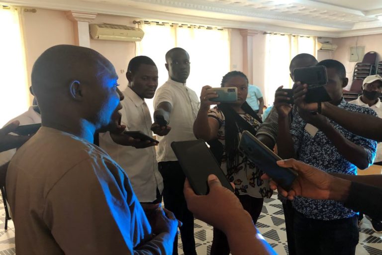 liberia national elections commission training media practicioners